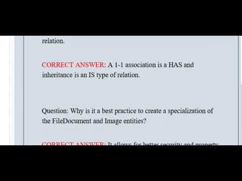 MENDIX ADVANCED QUESTION WITH 100% CORRECT ANSWERS