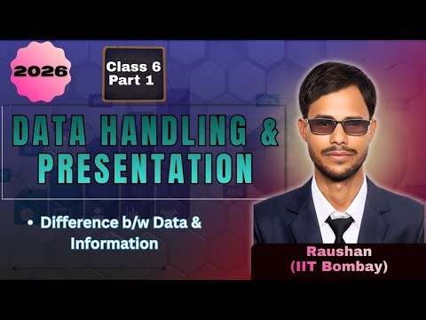 Data Handling & Presentation | आँकड़ों का प्रबंधन और प्रस्‍तुतिकरण | NCERT | Class 6 | Maths | Part1