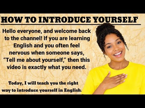 Tell Me About Yourself in English | Beginner Self Introduction Practice | Speak English Fluently