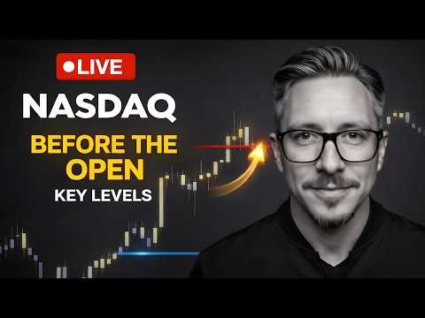 ⭕ Nasdaq Pre Market Analysis | NQ Key Levels Before The Open (LIVE)