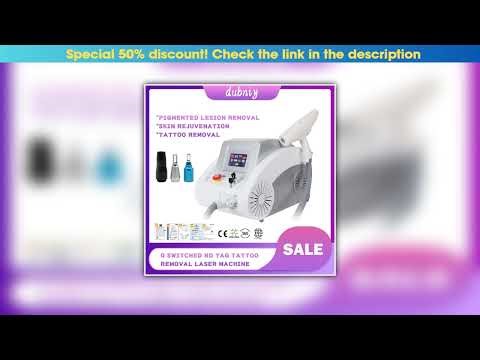 Hands-on Latest Q Switched Nd Yag Laser 1320 1064 532nm Laser Tattoo Removal For Peeling Carbon And