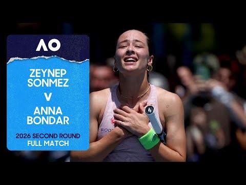 Zeynep Sonmez v Anna Bondar Full Match | Australian Open 2026 Second Round