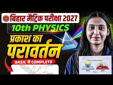 प्रकाश का परावर्तन 🔥 | 10th Physics Chapter 1 Bihar Board | Matric Exam 2027 | Nidhi Ma'am