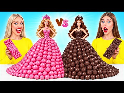 Real Food vs Chocolate Food Challenge | Funny Kitchen Moments by Multi DO Challenge