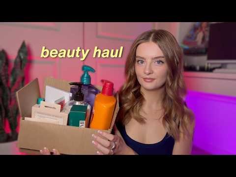 ASMR drugstore beauty haul 💗 restocks + new products