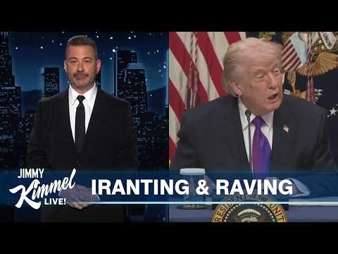 Trump’s Mixed Messages About War in Iran, He Gets a Vigorous Stroking by Tech CEOs & His Gross Rash