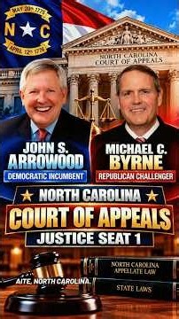 NORTH CAROLINA COURT OF APPEALS — SEAT 1 ELECTION 2026