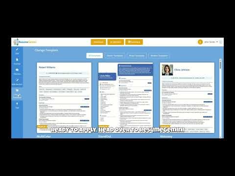 ResumeGemini: How to build a Resume in 5 mins. #resume #resumebuilder #resumehacks #atsfriendly