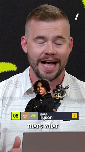 Jordyn Tyson is the biggest rookie fantasy sleeper landing in New Orleans #fantasyfootball