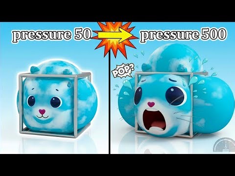 Blender's Breaking Point: Simulating Extreme Pressure Inflations to Burst