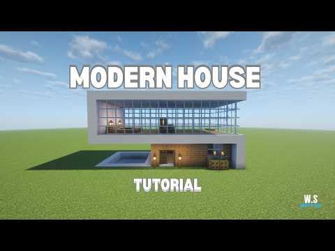 Minecraft Simple Modern House That Anyone Can Build
