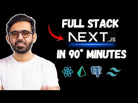 Next.js 16 Full Stack Crash Course (React 19 & Prisma)