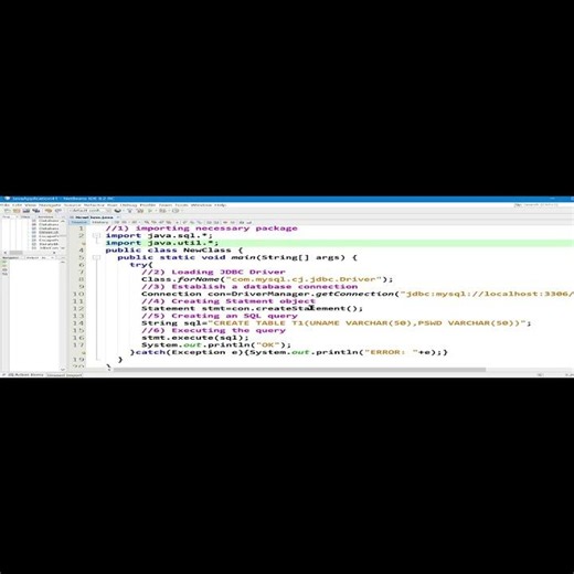 04 21 Developing A Login Application Using Jdbc And Mysql SHORTS 4of15