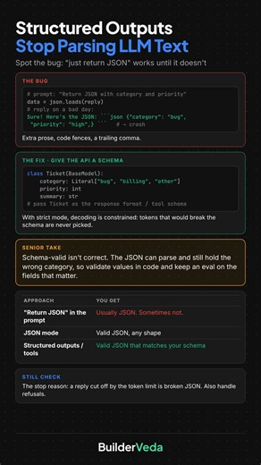 The Proper Way to Get JSON from LLMs #ai #coding #tutorial