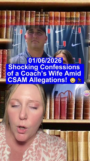 Shocking Confessions of a Coach’s Wife Amid CSAM Allegations! 😳🏃‍♂️ #CSAM #TrueCrime #CurrentAffairs #Justice #ViralNews