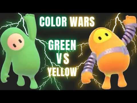 🔴LIVE FALL GUYS COLOR WARS WITH SUBS! 🟢 VS 🟡 | DAY 2/7