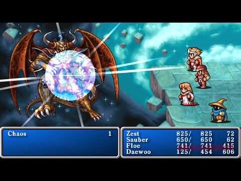 Final Fantasy I Final Boss Chaos (Garland) | Epic Battle, Ending & Credits