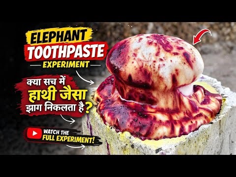 Elephant Toothpaste Experiment 💥 | H2O2 + KMnO4 Reaction Gone Crazy!