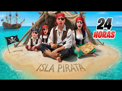 24 Horas ATRAPADOS en una ISLA de PIRATAS 🏴‍☠️