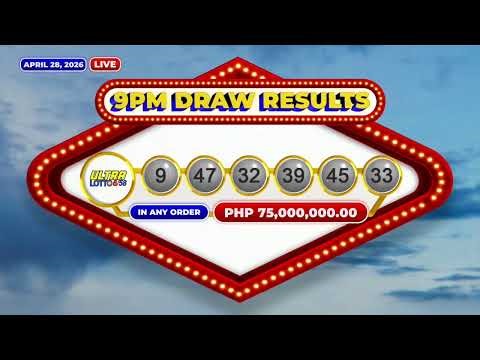 [LIVE] PCSO 9:00 PM Lotto Draw - April 28, 2026