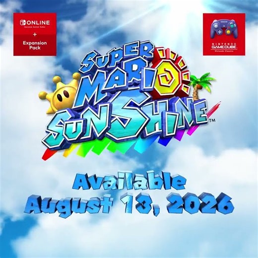 Clean up a polluted island with FLUDD at your side in SuperMarioSunshine, coming Nintendo GameCube