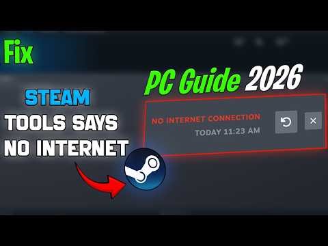 Fix Steam No Internet Connection Error | Steam Not Connecting Problem (2026)