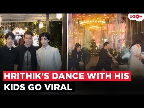 Hrithik Roshan's SIZZLING dance moves with sons Hrehaan & Hridhaan; Video goes VIRAL!