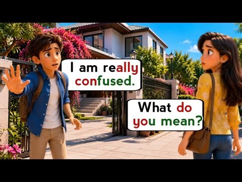 Easy English practice at home | English conversation practice for beginners