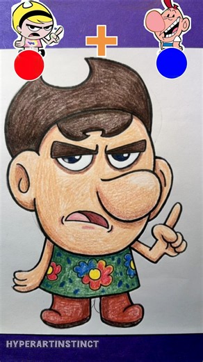 New 2nd Character Unlocked 🔓 from The Grim Adventures of Billy & Mandy 🤯😲#drawing #billy #mandy
