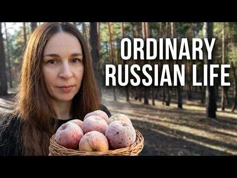Daily life of an ordinary family in Russia | Homemade cooking and garden frozen fruits