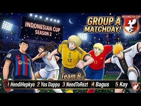 LIVE! Indonesia Cup CTDT SEASON 2. Group B! CAPTAIN TSUBASA DREAM TEAM. Matchday!
