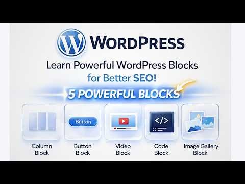 Day 4 | Learn WordPress | Add Columns, Buttons, Gallery & Blocks