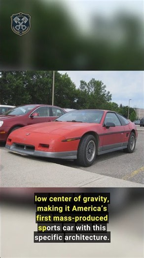 1980s Legendary & Special Cars: Pontiac Fiero GT (1985) 💸 #Shorts