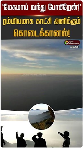 "மேகமாய் வந்து போகிறேன்!".. ரம்மியமாக காட்சி அளிக்கும் கொடைக்கானல்! | #kodaikanal | #tourism | PTD