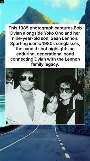 Bob Dylan, Yoko Ono & Young Sean Lennon in 1985 🎸 A Rare Rock Legend Reunion!