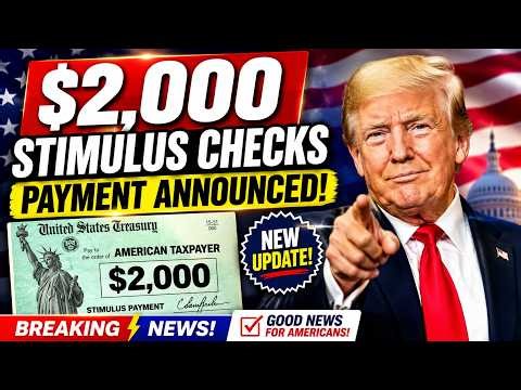 $2,000 Stimulus Checks Arriving This Week – Full Payment Schedule Announced