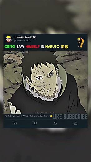 Obito Sees Himself In Naruto 🤧🥺