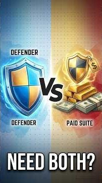 Windows Defender vs. Paid Antivirus: Do You Need Both