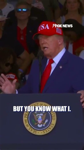 Trump mocks protesters at Georgia rally #shorts