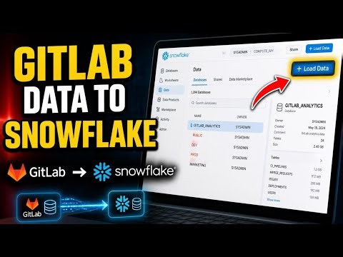 How to transfer GitLab analytics data into Snowflake - Detailed Guide