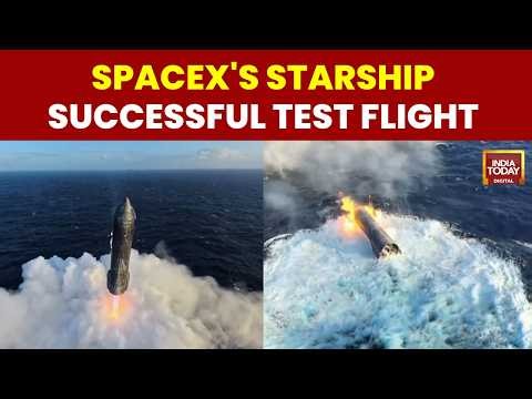 SpaceX Conducts Sea Recovery Operation After Successful Starship Test Flight | Elon Musk | Space X