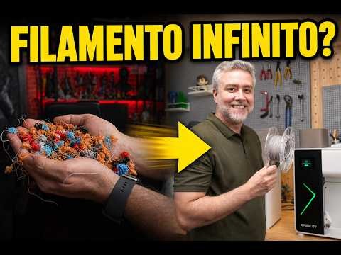 Vale a pena fazer filamento em casa? Testei a Creality M1 e a R1