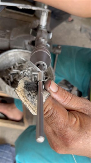 Small Spring Making on Drill Machine | Steel Wire Spring Manufacturing Process #ytshorts #diy