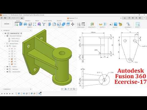 Autodesk Fusion 360 Tutorial-Exercise 17