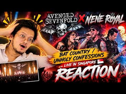 THIS PERFORMANCE WAS INSANE! Avenged Sevenfold x Nene Royal LIVE Singapore | Reaction