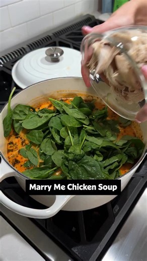 This soup is so good, it’s guaranteed to spark compliments (and maybe even a proposal). 😉 Marry Me Chicken Soup is a brothy variation of the classic Marry Me Chicken dish. Get the ingredients below and tap the link in @allrecipes bio to get the recipe. ⬆️ Ingredient: ½ cup drained julienne-cut sun-dried tomatoes packed in oil with herbs 1 tablespoon oil from sun-dried tomato jar 1 ½ cups chopped yellow onion 4 medium garlic cloves, minced (about 4 teaspoons) 3 tablespoons tomato paste 2 (32-oun