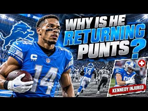 Why Is Amon Ra St Brown Returning Punts? Lions Star Fumbles After Tom Kennedy Injury