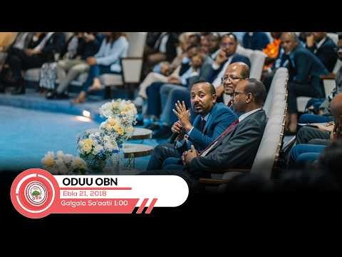 Oduu Galgala Sa'aatii 1:00 OBN Ebla 21,2018