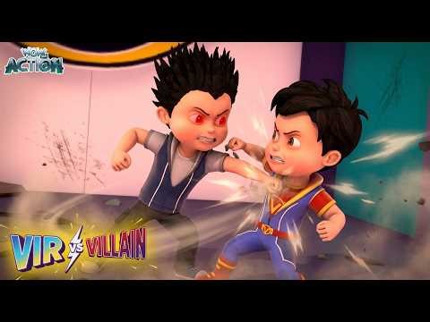 Vir The Robot Boy | Vir vs Nakli Vir 💥| Vir Vs Villain Compilation🔥🤖| Wow Action