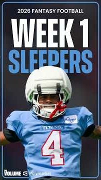 3 Matchups to Know Week 1 | Fantasy Football Sleeper Starts #shorts